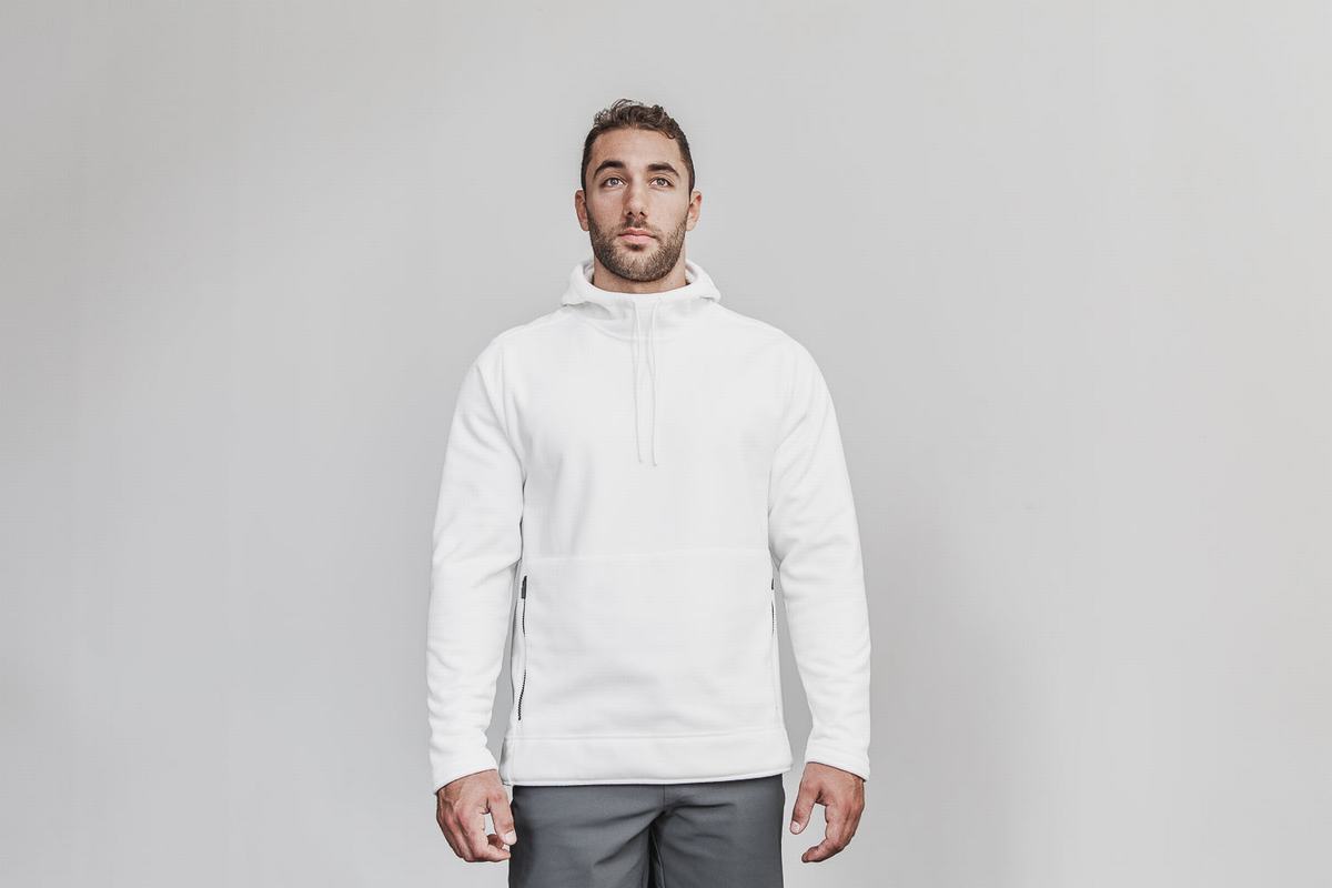 Nobull Arctic Men's Hoodie White | Australia (RU5198)